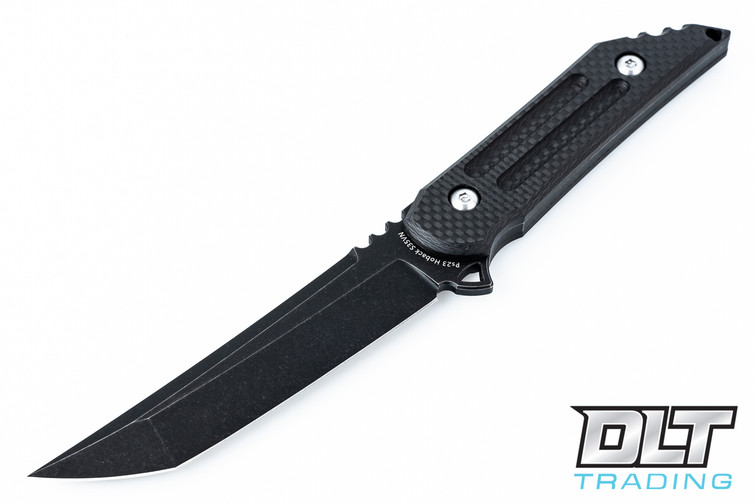 Jake Hoback Kwaiback Fixed Blade - Carbon Fiber - Black Fallout