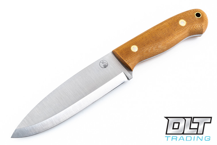 LT Wright Sospes - Scandi - Natural Micarta - Matte Finish
