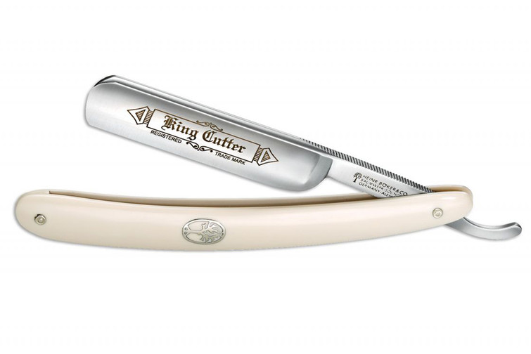 Boker Solingen King Cutter Straight Razor - White