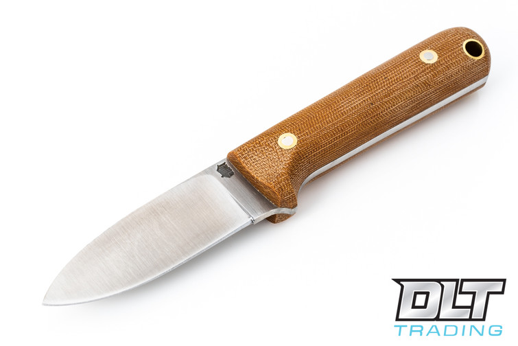 LT Wright Next Gen AEB-L  - Flat Ground - Natural Micarta - Matte Finish