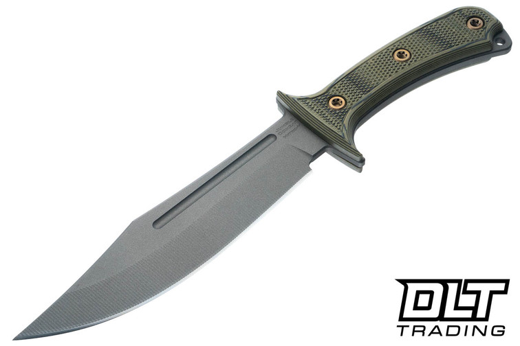 RMJ Tactical Jungle Combat Nitro-V - Tungsten Cerakote Blade