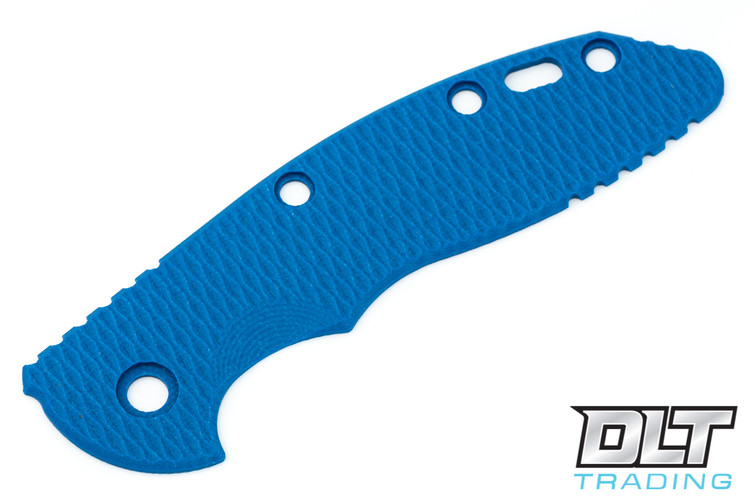 Hinderer 3.5" XM-18 Skinny Textured Blue G-10 Scale
