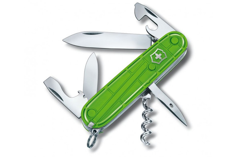 Swiss Army Color Twins Green - Spartan & Paring Knife