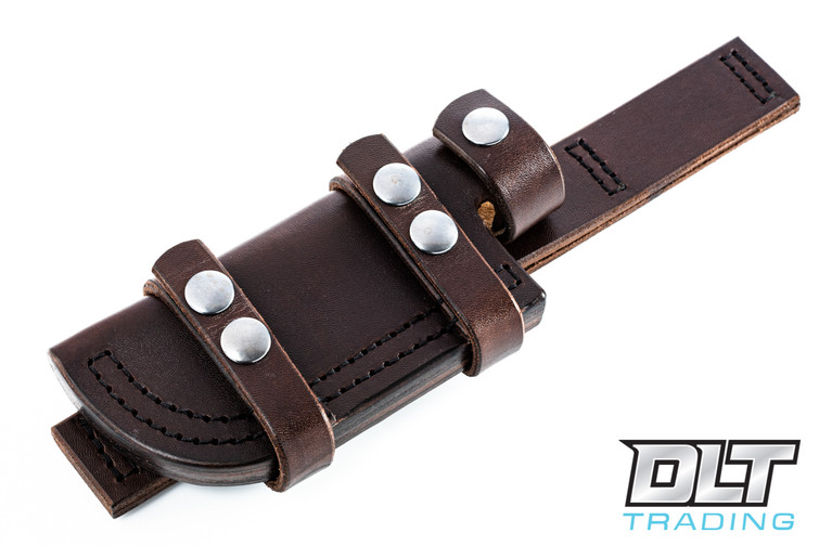 Delta Leather Custom Bravo 1 - Dark Brown with Scout Adapter - Left-Handed
