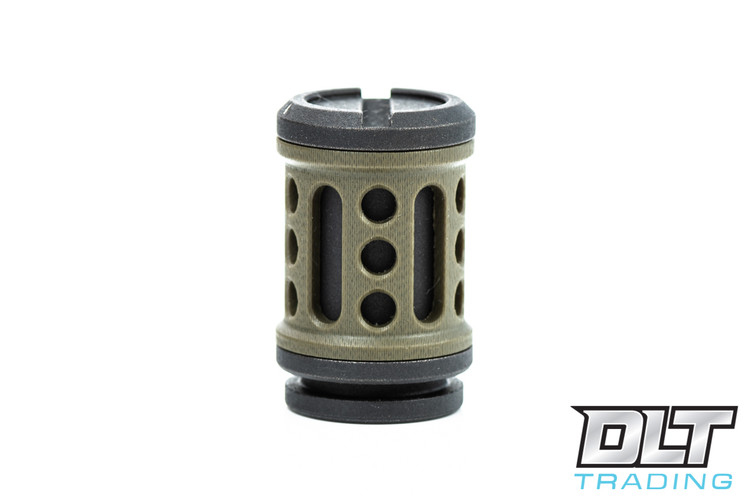 Combat Beads V3 Concealed Bead - Blackened Titanium - OD Green G-10 Sleeve