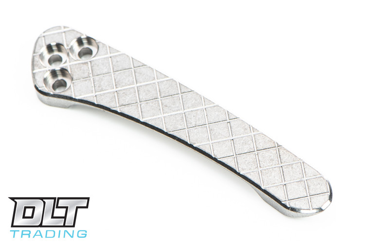 RGT Spyderco Paramilitary 2 Clip V2 - Crosshatch - Stonewashed Titanium