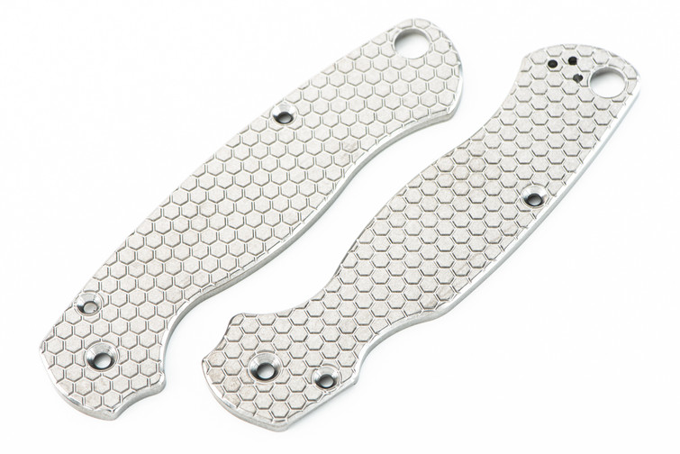 RGT Spyderco Paramilitary 2 Titanium Scale Set - Reverse Hex