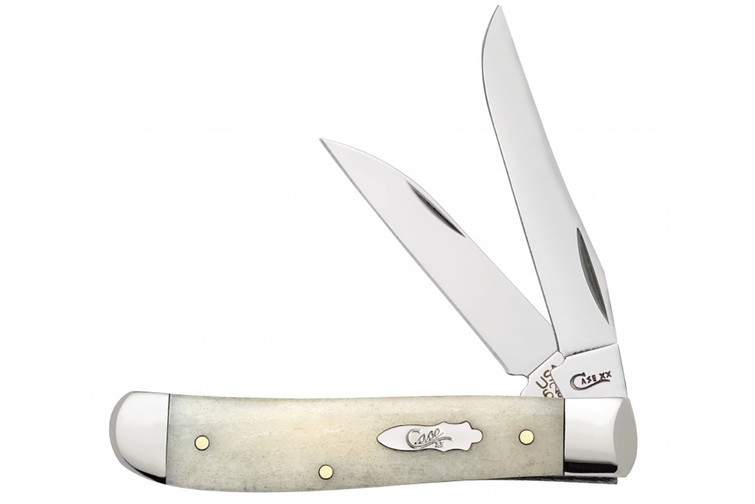 Case Mini Trapper Smooth Natural Bone