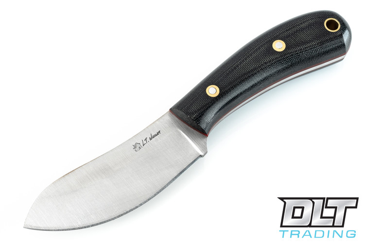 LT Wright Camp MUK 3V - Saber - Black Micarta - Red Liners