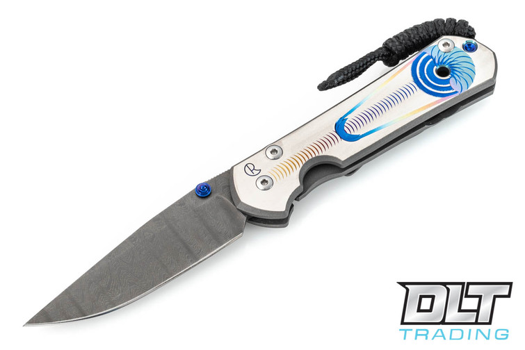Chris Reeve Small Sebenza 21 - Ladder Damascus - Unique Graphic - #1