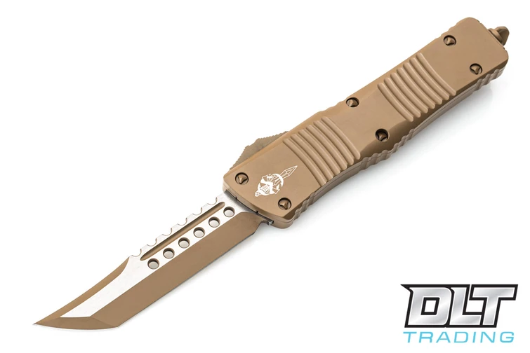 Microtech 219-1CDES Combat Troodon Hellhound - Cerakote Dark Earth - Signature Series