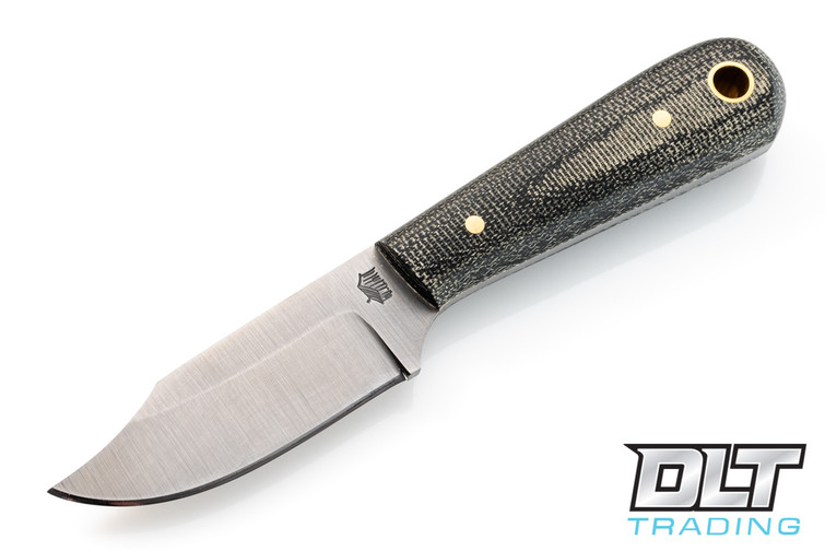LT Wright Frontier Trapper A2 - Black Micarta - Matte Finish LT Wright Frontier Trapper A2 - Black Micarta - Matte Finish