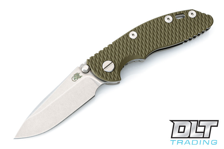 Hinderer 3 Xm 18 Non Flipper Spear Point Od Green G 10 Dlt