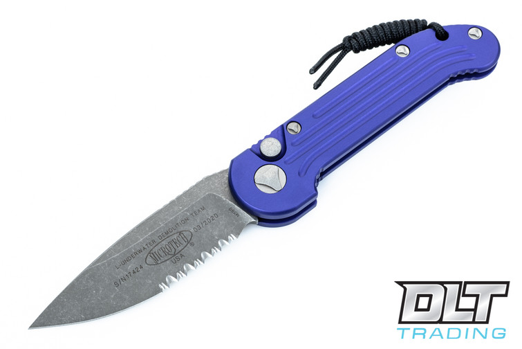 Microtech 135-11APPU LUDT - Purple Handle - Apocalyptic Blade