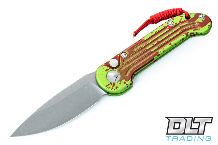 Microtech 135-10Z LUDT - Zombie Handle - Stonewashed Blade