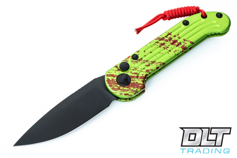 Microtech 135-1Z LUDT - Zombie Handle - Black Blade