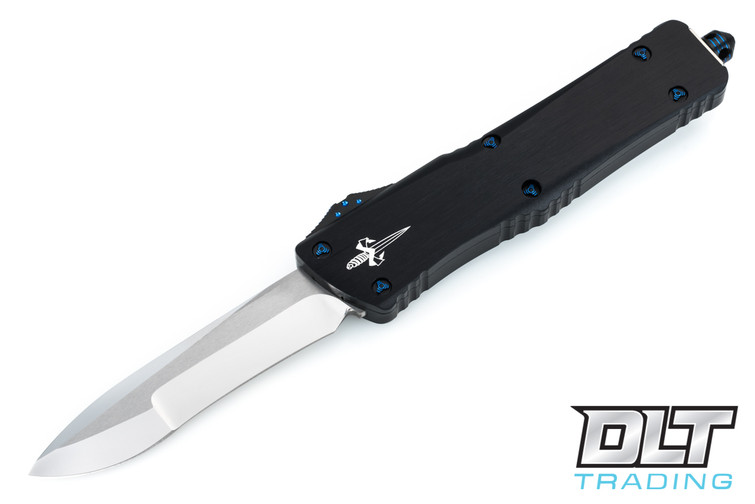 Microtech 342-MCK Combat Troodon S/E - Black Hefted Handle  - Compound Ground Recurve - High Polish Blade - 134