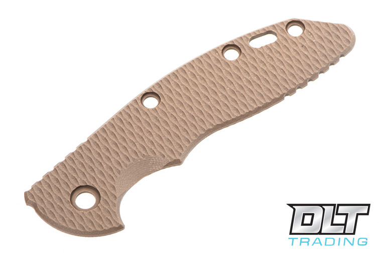 Hinderer 3.5" XM-18 Skinny Textured FDE G-10 Scale