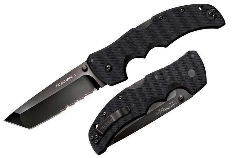 Cold Steel 27BTH Recon 1 Tanto - Partially Serrated