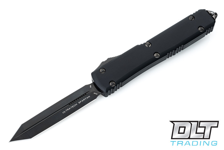 Microtech 223-1DLCTS Ultratech Spartan - Black Handle - DLC Blade - Signature Series
