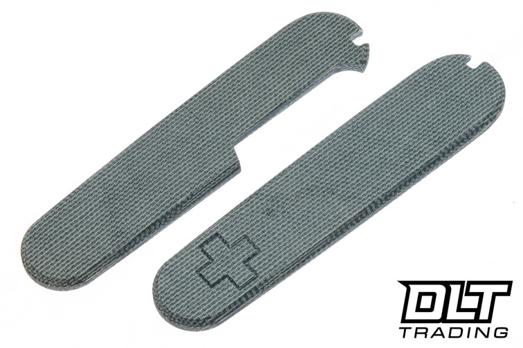 RGT Scale Set for Swiss Army 91mm - Blue Denim Micarta