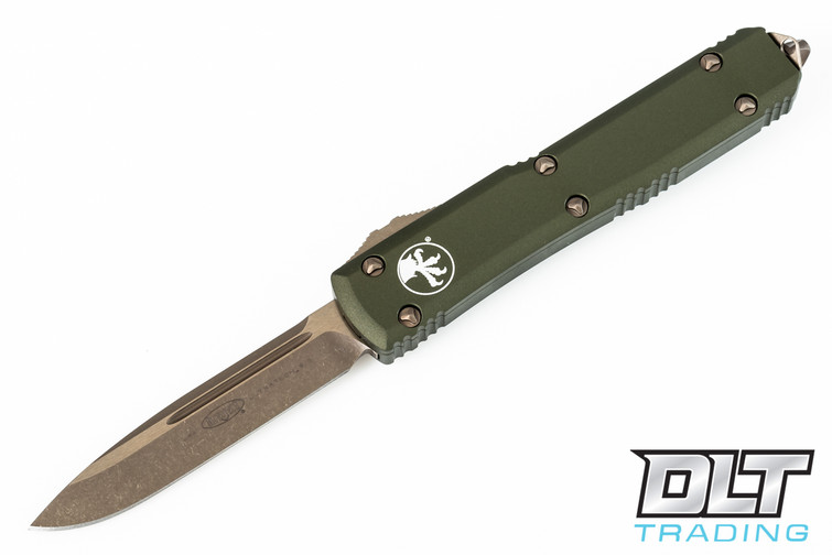Microtech Ultratech S/E - OD Green Handle - Bronze Apocalyptic Blade