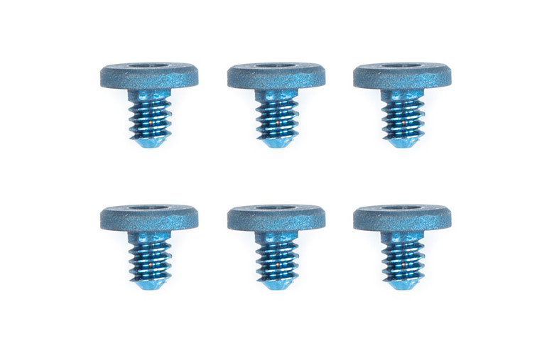 Hinderer Battle Blue Titanium 3.5" XM-18 Skinny Sheepsfoot Handle Screws