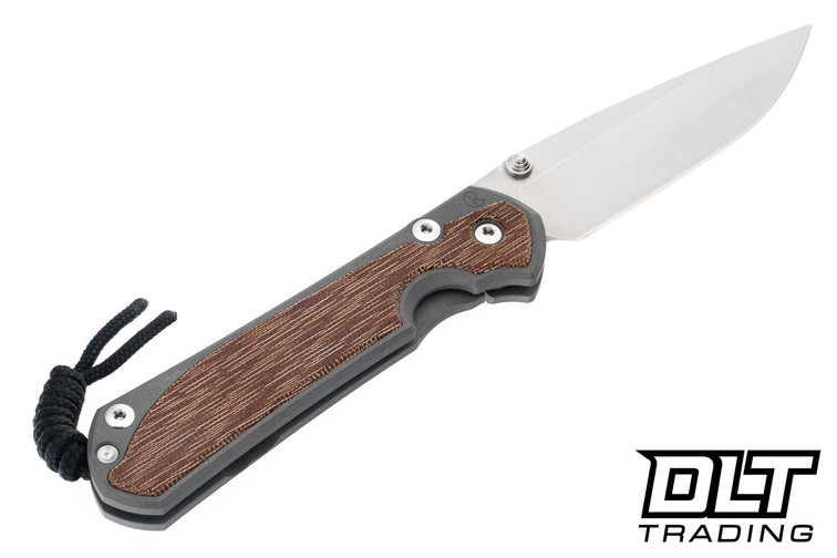 Chris Reeve Large Sebenza 31 - Natural Micarta Inlay - Left-Handed