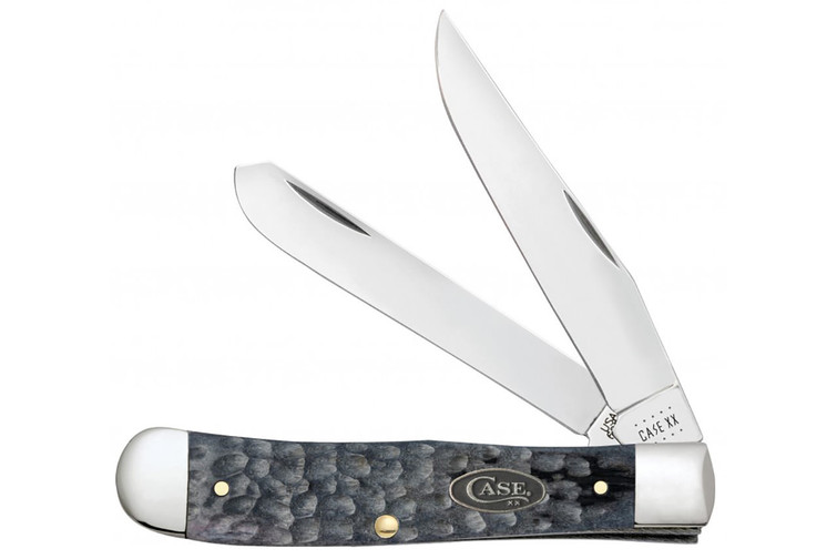 Case Trapper Gray Jigged Bone