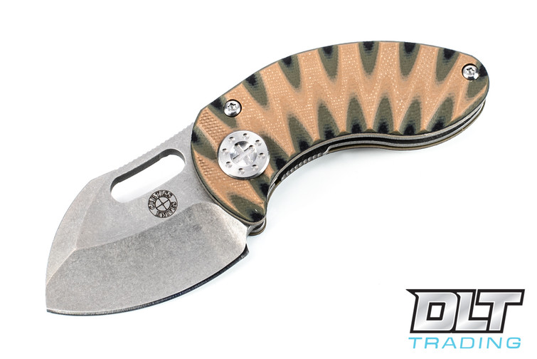 Curtiss Nano Linerlock - Desert Camo G-10 - #1403