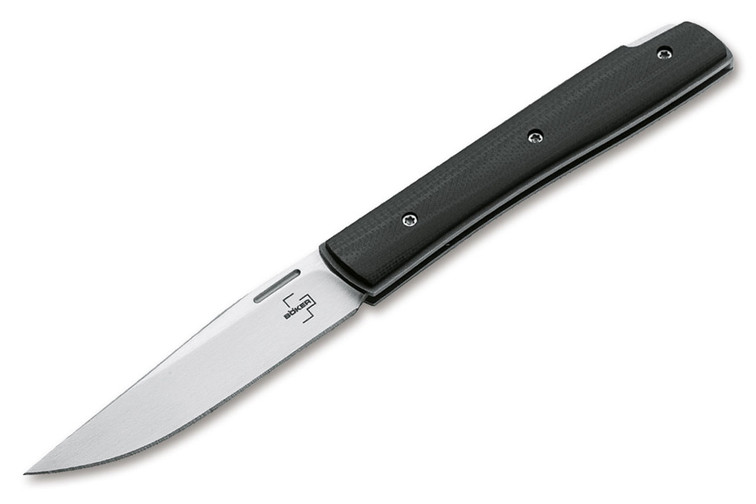 Boker Plus Urban Trapper Petite Backlock - Black G-10 - DLT Trading