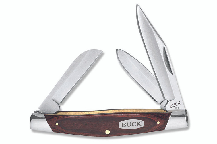 Buck 371 Stockman 3-blade pocket knife. 
