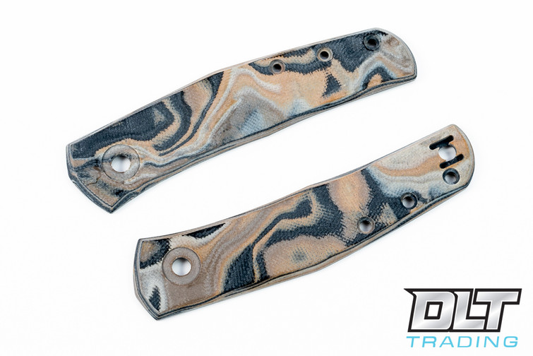 RGT Zero Tolerance 0230 Slipjoint Scale Set - Brown Burl G-10 with Clip Slot