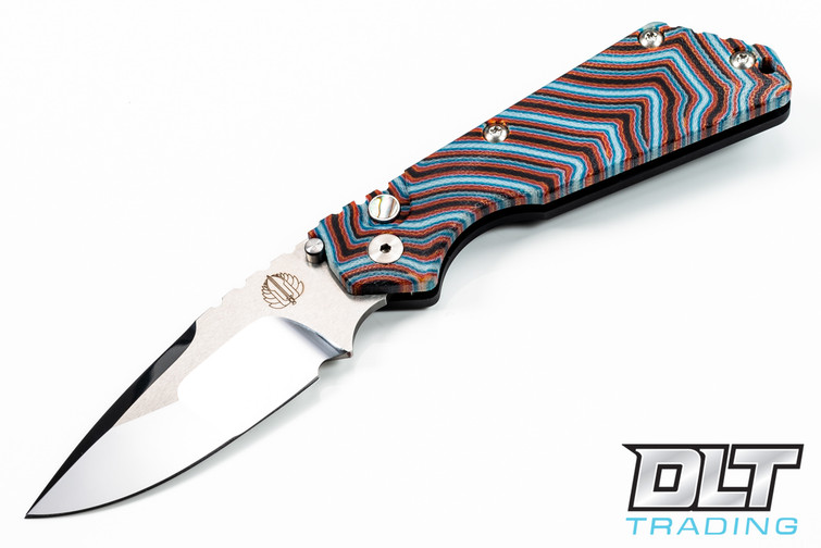 Pro-Tech Strider SnG - Unique Micarta - Mirror Polished Compound Ground Blade #2
