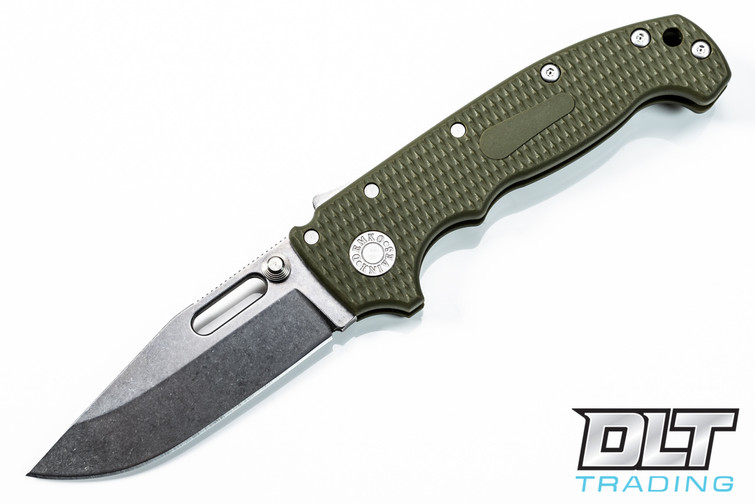 Demko MG AD20 Cru-Wear - Slotted Clip Point - OD Green Grivory
