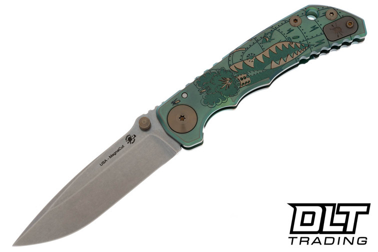 Spartan Harsey Folder - Warthog - Stonewashed MagnaCut Blade Spartan Harsey Folder - Warthog - Stonewashed MagnaCut Blade