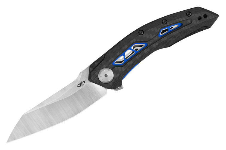 ZT 0762 FrameLock Knife - Carbon Fiber - Reverse Tanto