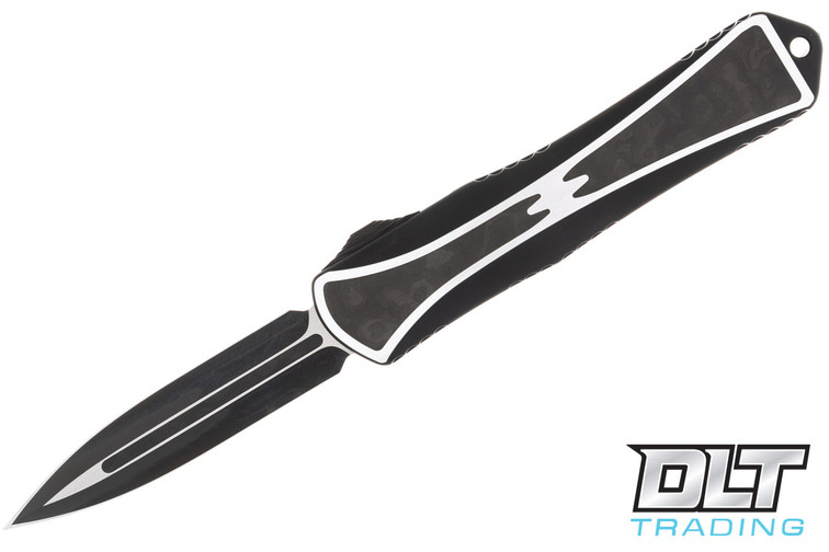 Heretic Custom Manticore X DE - Two Tone DLC - Fat Carbon Inlay - DLC Hardware - Two Tone DLC Blade