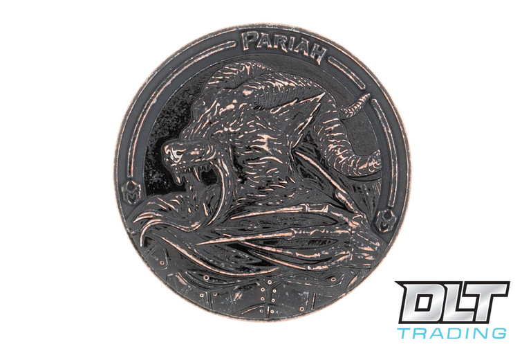 Heretic Challenge Coin - Pariah - Battle Black