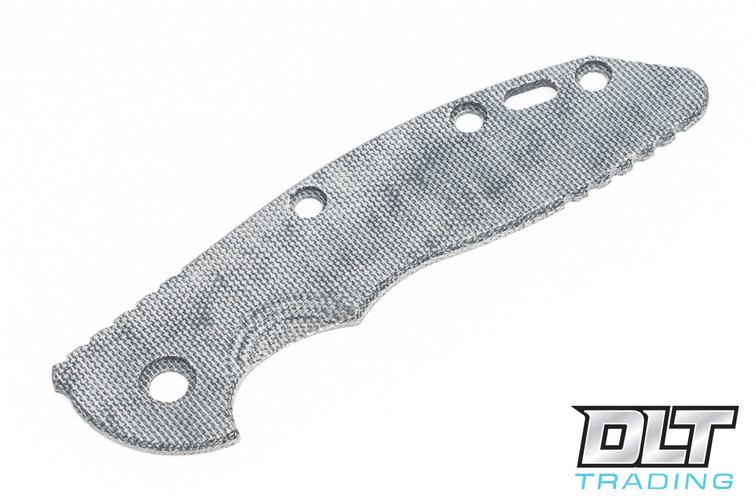 Hinderer 3.5" XM-18 Skinny Smooth Black Canvas Micarta Scale