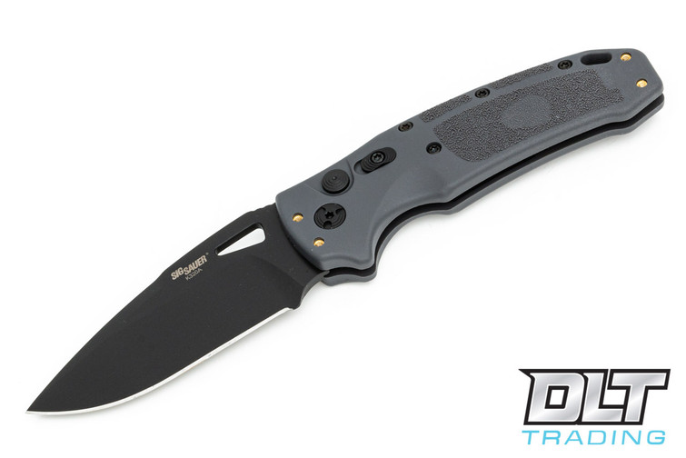 Hogue SIG K320A Drop Point - Grey Polymer - Black Blade