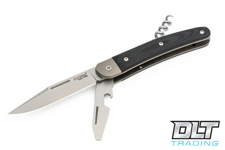 LionSteel Jack JK3 - Black G-10 - Clip Point