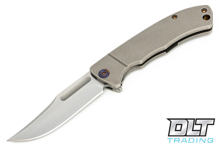 Vehement Mongrel - Tumbled Titanium - Flamed Hardware