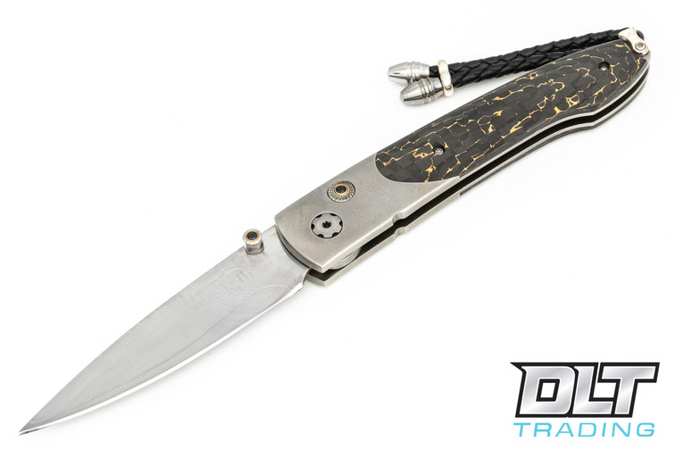 William Henry B10 Lancet Daily - Titanium Bolster - Carbon Fiber - Layered ZDP-189 Blade - Serial #29