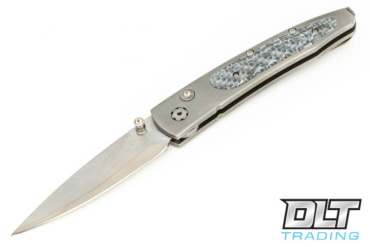 William Henry B10 Lancet Argent - Titanium Bolster - Silver Twill - ZDP-189 Core Blade - Serial #33