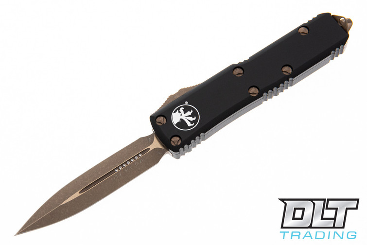 Microtech 232-13AP UTX-85 D/E - Black Handle - Bronze Apocalyptic Blade Microtech 232-13AP UTX-85 D/E - Black Handle - Bronze Apocalyptic Blade
