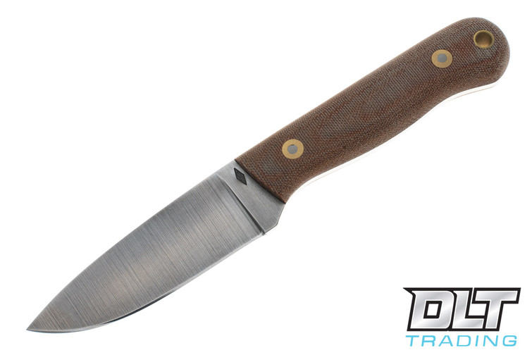 Battle Horse Brumby - Flat Ground - Natural Micarta - Matte