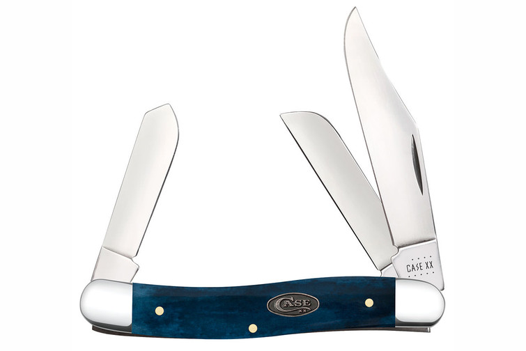 Case Stockman Smooth Mediterranean Blue Bone