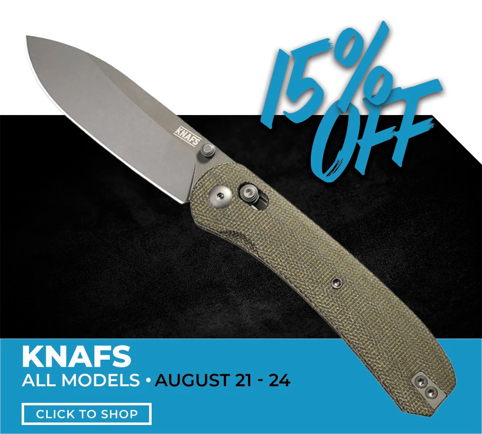 Knafs 15% Off - August 21-24