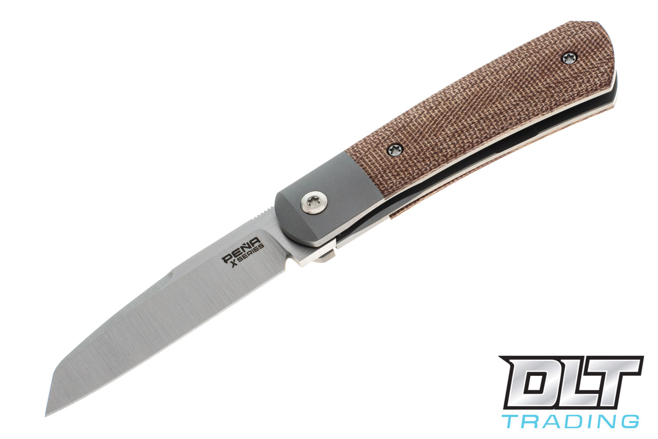 Pena X Series - Apache Kickstop Flipper - Brown Micarta - DLT Trading